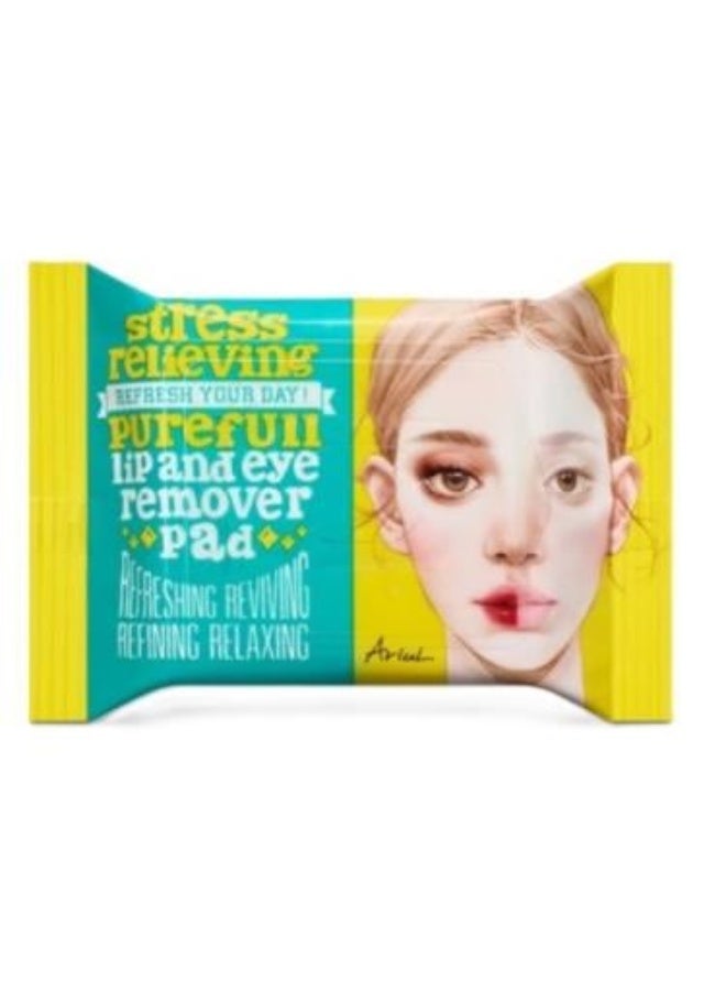 Purefull Lip and Eye Makeup Remover Pads - 30 Pads